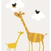 Giraffe - Beige Poster (50x70 cm)