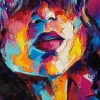 Girl Painting Poster (21x29.7 cm (A4))