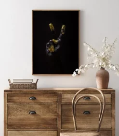 Golden Hands III Poster (21x29.7 cm (A4))