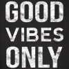 Good vibes only - Svart Poster (21x29.7 cm (A4))