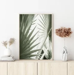 Green Leaves Poster (21x29.7 cm (A4))