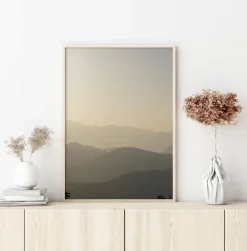 Grey Hills Poster (21x29.7 cm (A4))