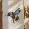 Grunge Watercolour Bee Poster (21x29.7 cm (A4))