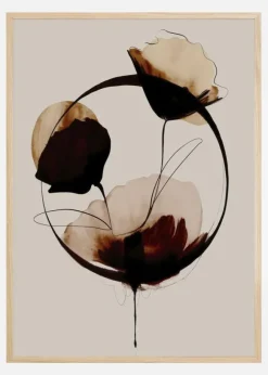 Halo Flowers No 2 Poster (21x29.7 cm (A4))