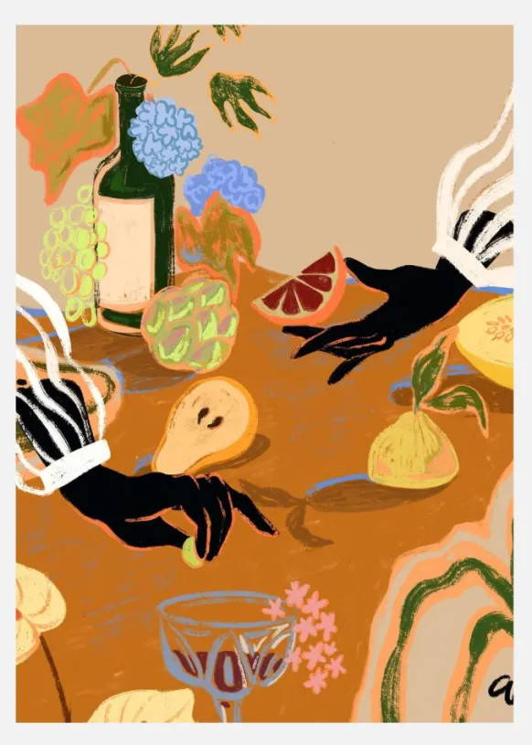 Handful Of Love Canvastavla (30x40 cm)