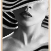 Hat Stripes Poster (21x29.7 cm (A4))