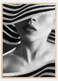 Hat Stripes Poster (21x29.7 cm (A4))