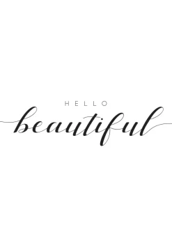 Hello Beautiful Poster (21x29.7 cm (A4))