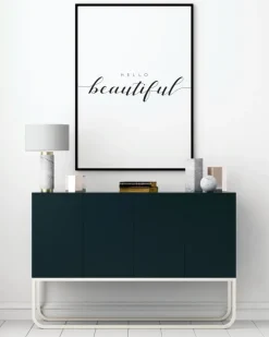 Hello Beautiful Poster (21x29.7 cm (A4))