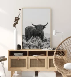 Highlander BW Poster (21x29.7 cm (A4))