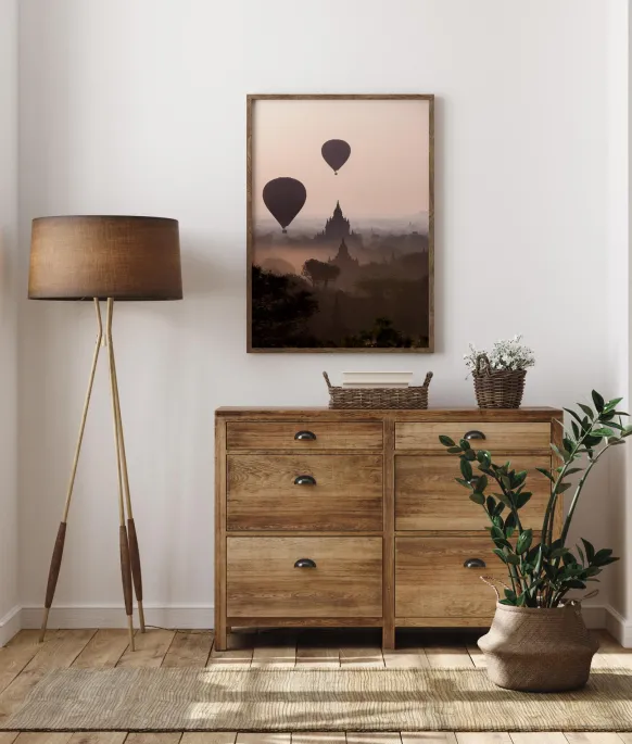 Hot Air Balloons Poster (21x29.7 cm (A4))