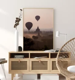 Hot Air Balloons Poster (21x29.7 cm (A4))