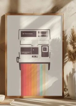 Instant Camera Rainbow Poster (21x29.7 cm (A4))