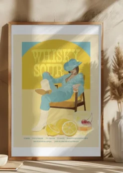 Jlr Cocktails Whiskysour Poster (21x29.7 cm (A4))