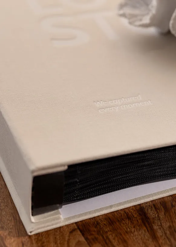 KAILA Fotoalbum OUR LOVE STORY Creme - 600 bilder i 10x15 cm