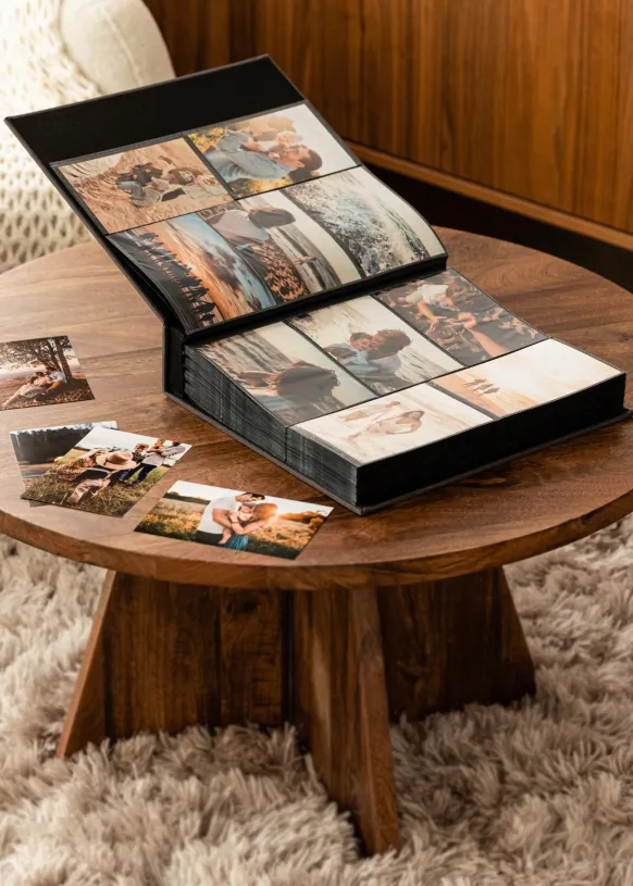KAILA Fotoalbum Throwback Svart - 1000 bilder i 10x15 cm