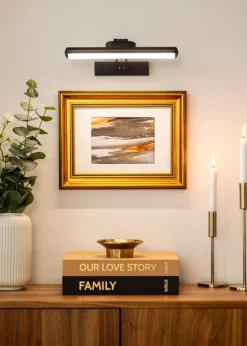 KAILA Gleam Batteridriven Tavelbelysning 32 cm - Svart
