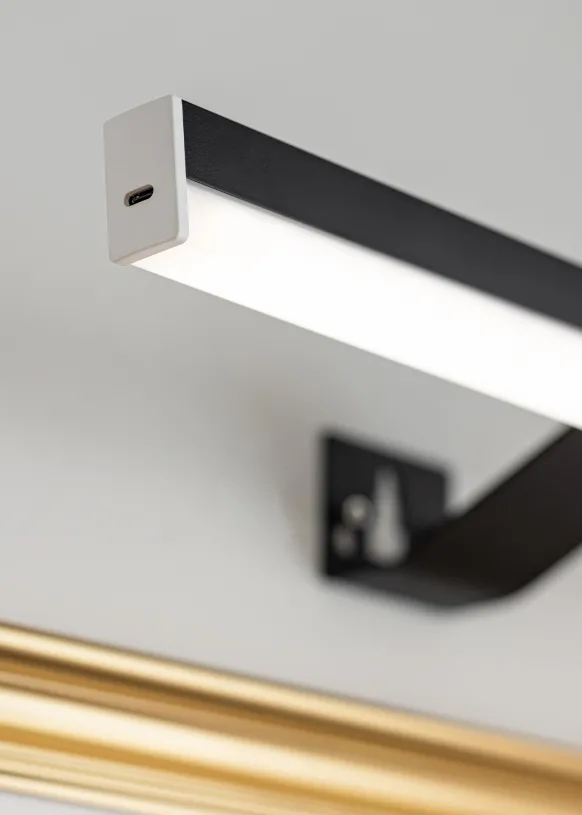 KAILA Glow Batteridriven Tavelbelysning 55 cm - Svart