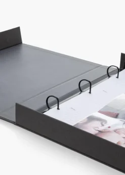 KAILA MEMORIES Black XL - Coffee Table Photo Album - 60 Bilder i 11x15 cm