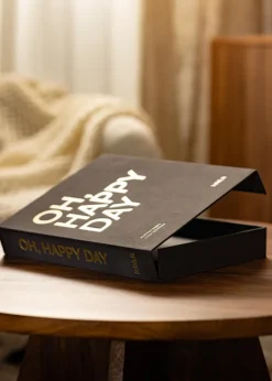 KAILA OH HAPPY DAY Black - Coffee Table Photo Album (60 Svarta Sidor / 30 Blad)
