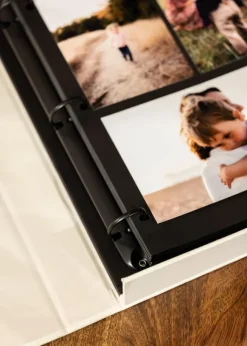 KAILA PHOTO ALBUM Creme - Coffee Table Photo Album (60 Svarta Sidor / 30 Blad)