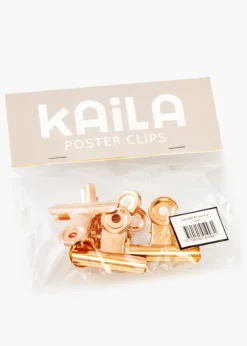 KAILA Poster Clip Rose Gold 40 mm - 4-p