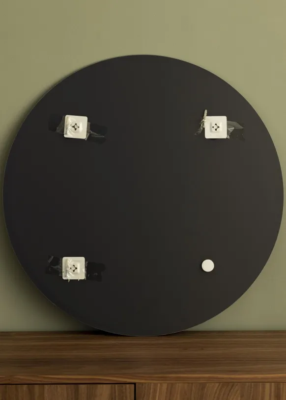 KAILA Rund Spegel Dark Smoked Grey 70 cm Ø