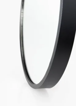 KAILA Rund Spegel Edge Black 100 cm Ø