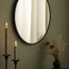 KAILA Rund Spegel Edge Black 50 cm Ø