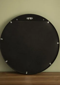 KAILA Rund Spegel Edge Black 50 cm Ø