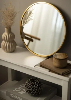 KAILA Rund Spegel Edge Gold 40 cm Ø