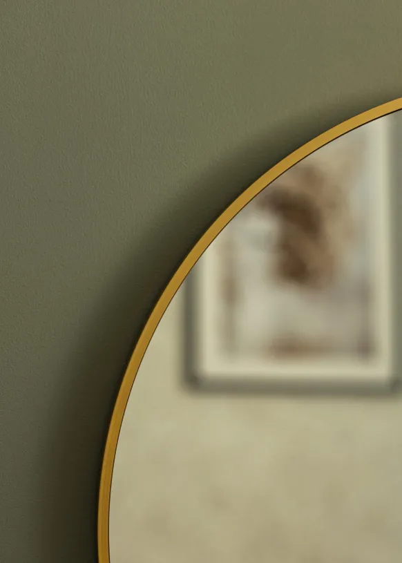 KAILA Rund Spegel Edge Gold 60 cm Ø