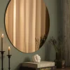 KAILA Rund Spegel Rose Gold 80 cm Ø