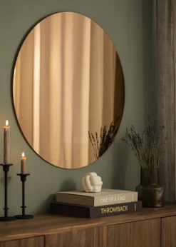 KAILA Rund Spegel Rose Gold 80 cm Ø
