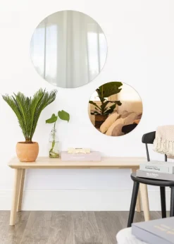 KAILA Rund Spegel Rose Gold 90 cm Ø