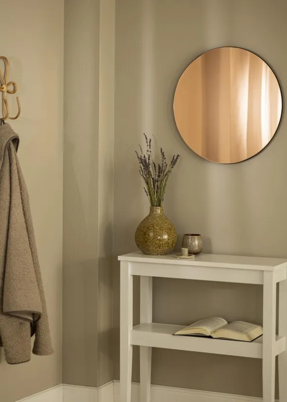 KAILA Rund Spegel Rose Gold 50 cm Ø