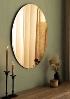 KAILA Rund Spegel Rose Gold Deluxe 70 cm Ø
