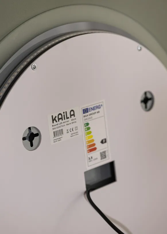 KAILA Spegel Circular LED 60 cm Ø