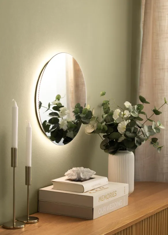 KAILA Spegel LED 40 cm Ø