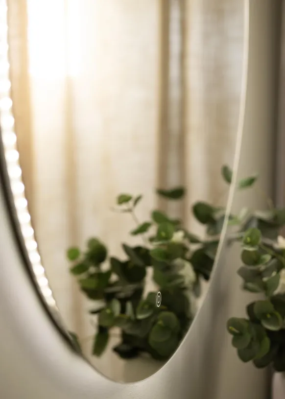 KAILA Spegel LED 90 cm Ø