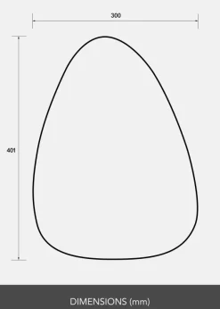 KAILA Spegel Shape I 30x40 cm