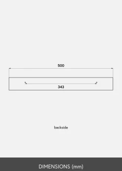 KAILA Tavelhylla Vit 50 cm
