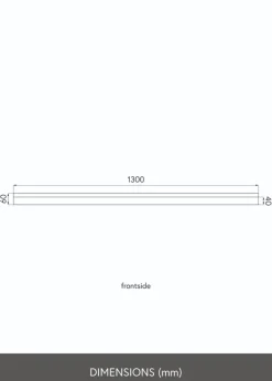 KAILA Tavelhylla Vit 130 cm