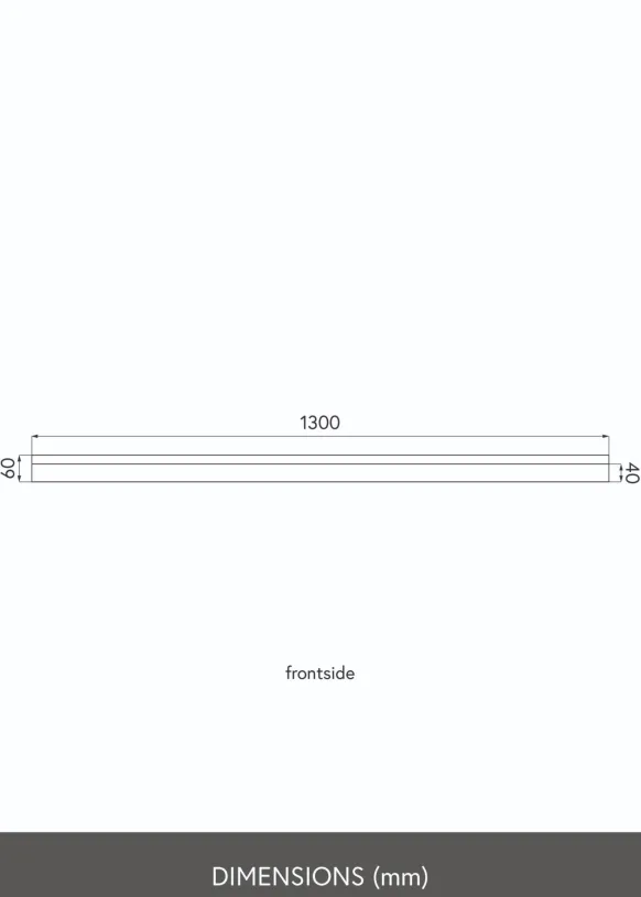 KAILA Tavelhylla Vit 130 cm
