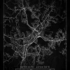 Karta - Jyväskylä - Svart Poster (21x29.7 cm (A4))