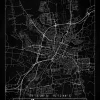 Karta - Örebro - Svart Poster (21x29.7 cm (A4))