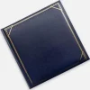 Kvadrat Blå - 30x30 cm (100 Vita sidor / 50 blad)