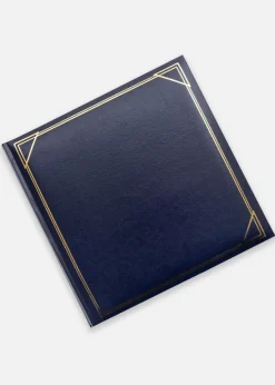 Kvadrat Blå - 30x30 cm (100 Vita sidor / 50 blad)