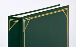 Kvadrat Grön - 30x30 cm (100 Vita sidor / 50 blad)