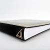 Kvadrat Svart - 30x30 cm (100 Vita sidor / 50 blad)